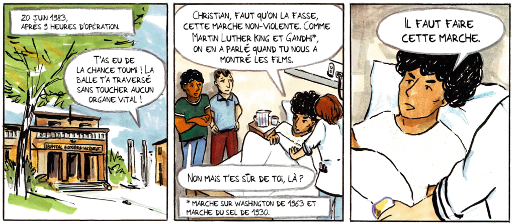 Toumi Djaïdja à l'hôpital